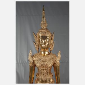 Große Buddhaplastik