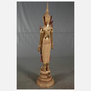 Große Buddhaplastik