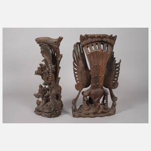 Figürliche Schnitzereien