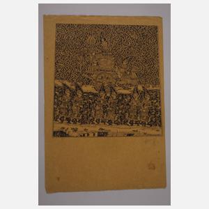 Druckgrafik Thailand