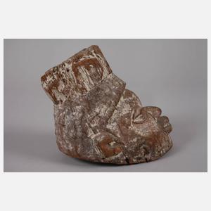 Kleine Aufsatzmaske der Yoruba