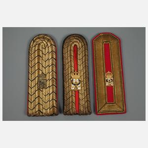 Preußen, Konvolut Schulterstücke