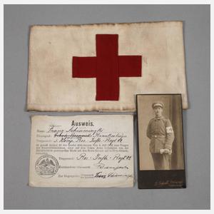 Armbinde Rotes Kreuz 1. Weltkrieg