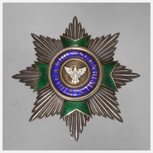 Hausorden vom Weißen Falken, Bruststern zum Großkreuz