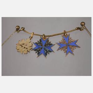 Frackkette mit Ordensminiaturen