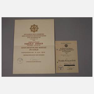 Ritterkreuznachlass Major Krieg