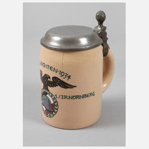 Andenkenkrug 1. Infanterieregiment Nürnberg