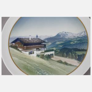Rosenthal Wandteller "Haus Wachenfeld (Obersalzberg)"