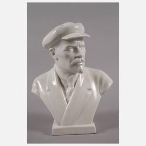 Keramikbüste Wladimir Iljitsch Lenin