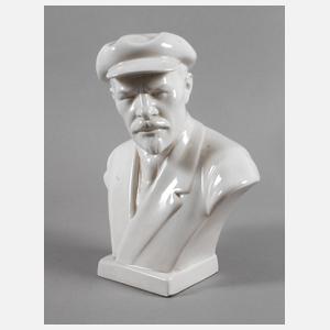 Keramikbüste Wladimir Iljitsch Lenin