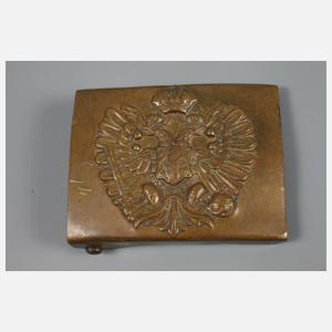 Drei Koppelschlösser Österreich-Ungarn