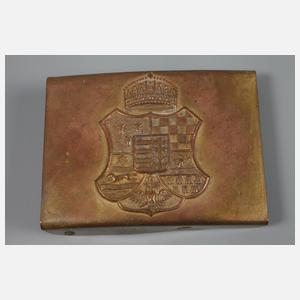 Drei Koppelschlösser Österreich-Ungarn