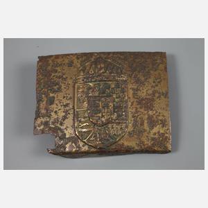 Drei Koppelschlösser Österreich-Ungarn