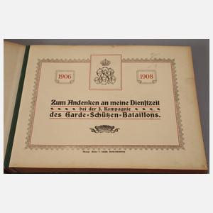 Fotoalbum Garde-Schützen-Bataillon Preußen