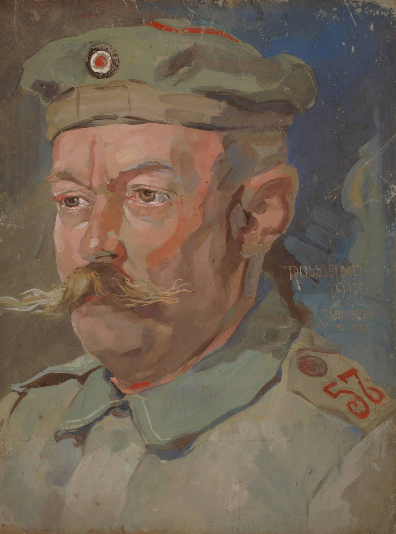 Bild eines Soldaten 1. Weltkrieg