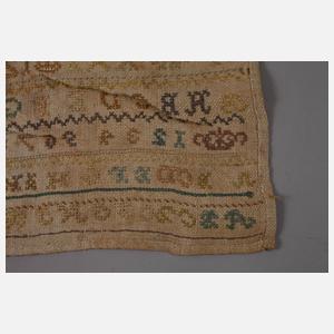 Stickmustertuch Biedermeier