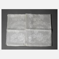 Paar Tafeltücher Rosendekor111