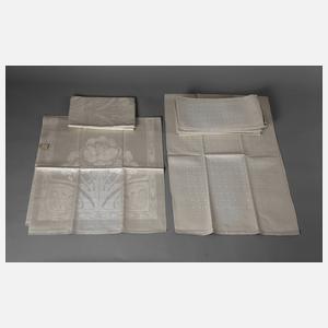 Konvolut Leinenhandtücher