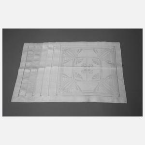 Sechs Servietten Peter Behrens