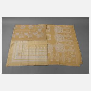 Drei Tafeltücher Jugendstil