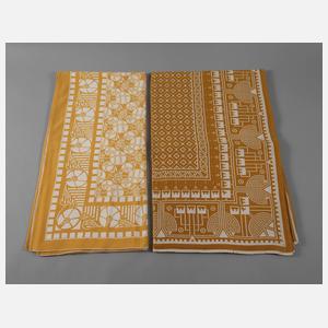 Zwei Gartentischdecken Jugendstil