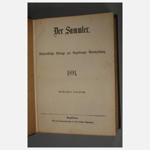 Acht Bände "Der Sammler"