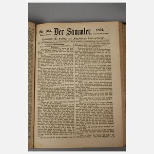 Acht Bände "Der Sammler"