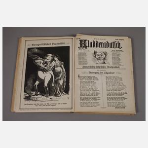 Zwei Bände Kladderadatsch