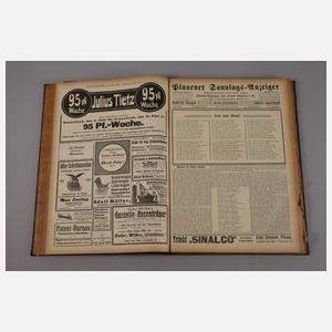 Sammlung Plauensche Zeitung und Sonntags-Anzeiger