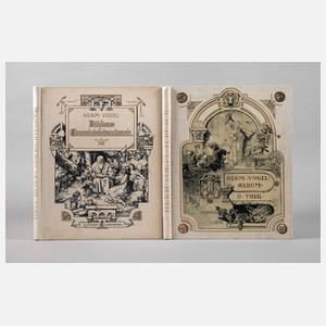Zwei Alben Hermann Vogel