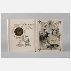 Zwei Alben Hermann Vogel