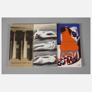 Drei Bände Maitres-Graveurs Contemporains