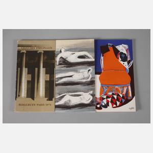 Drei Bände Maitres-Graveurs Contemporains