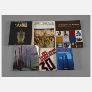 Konvolut Literatur Design und Jugendstil