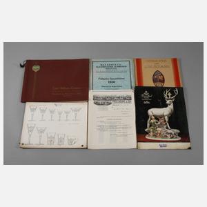 Posten Glaswarenkataloge