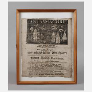 Theaterplakat "Fantasmagorie" 1825