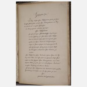 Urkunde zum 25-jährigen Dienstjubiläum