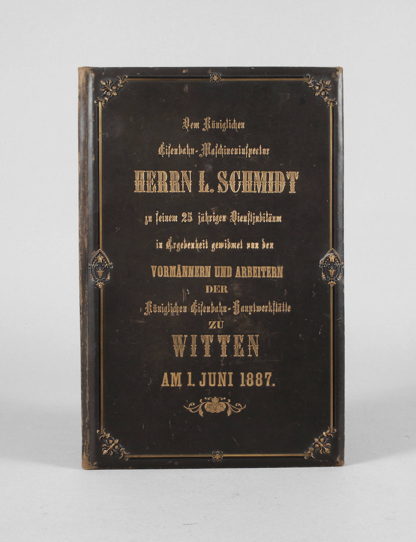 Urkunde zum 25-jährigen Dienstjubiläum