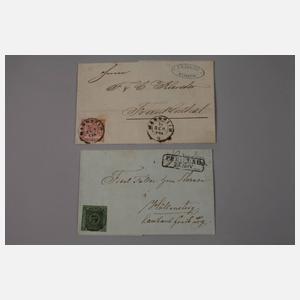 Konvolut alte Belege Baden