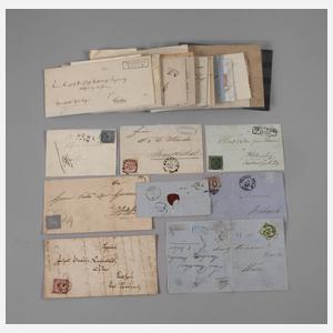 Konvolut alte Belege Baden