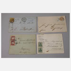 Konvolut Belege Altdeutschland