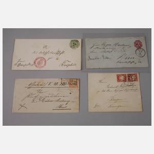 Konvolut Belege Altdeutschland