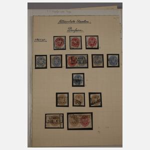 Briefmarkensammlung Altdeutschland