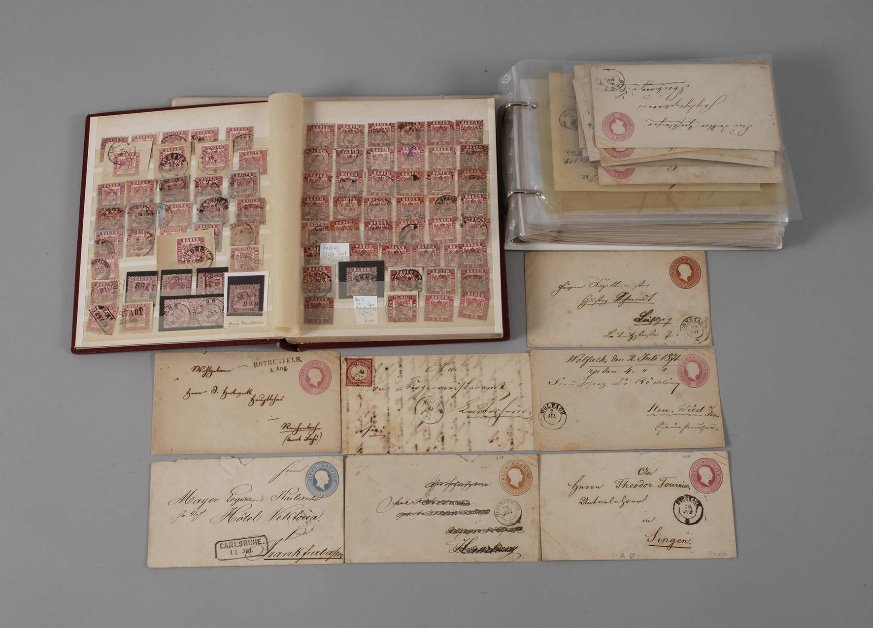 Briefmarken und Belegsammlung Baden