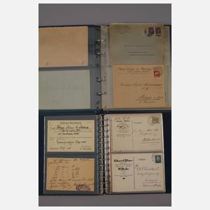 Zwei Alben alte Belege