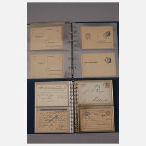 Zwei Alben alte Belege