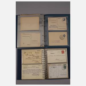 Zwei Alben alte Belege