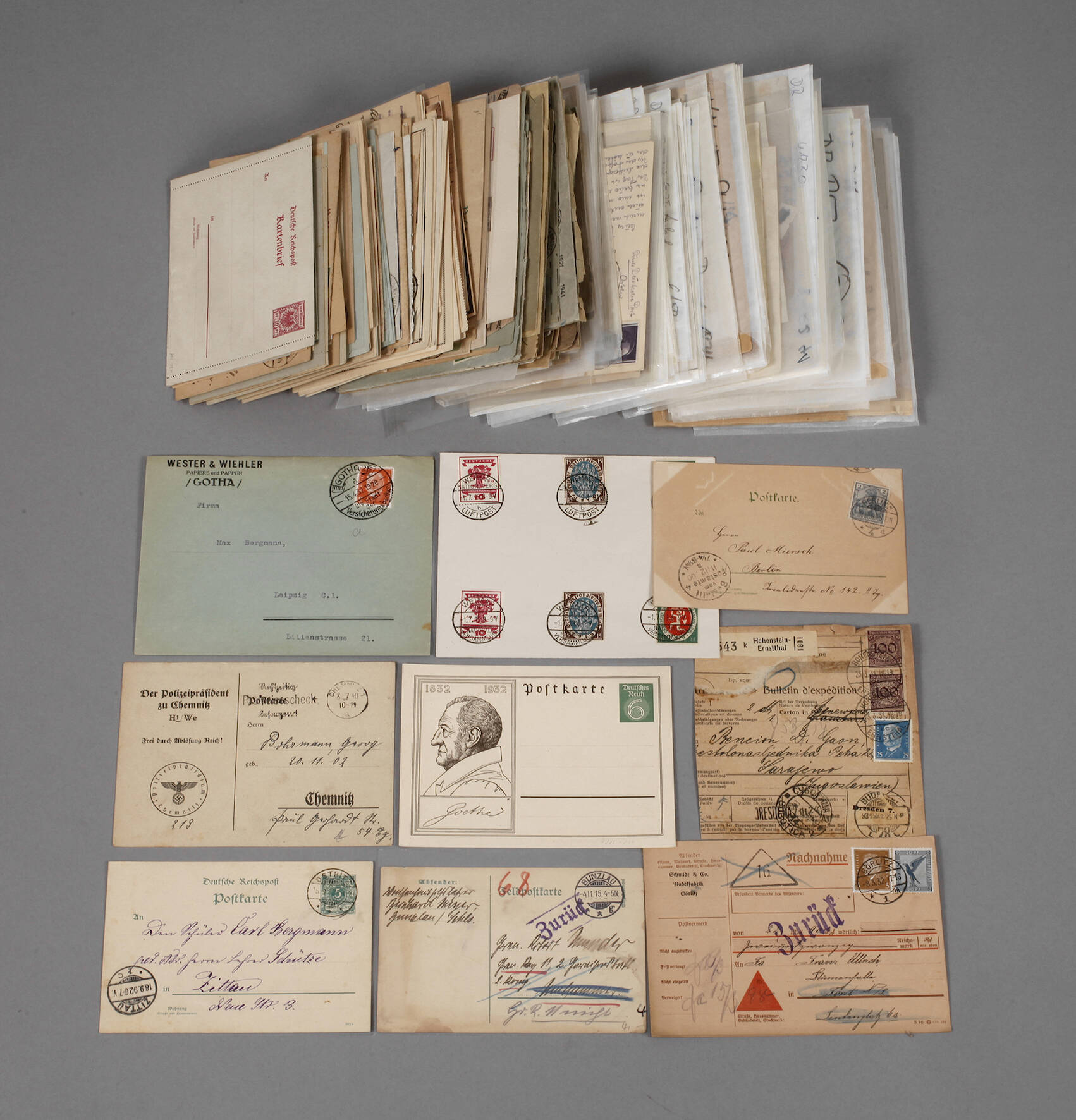 Konvolut Bedarfspost Deutsches Reich