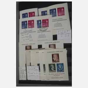 Sammlung DDR-Blöcke