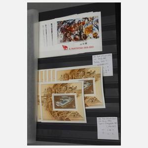 Sammlung DDR-Blöcke